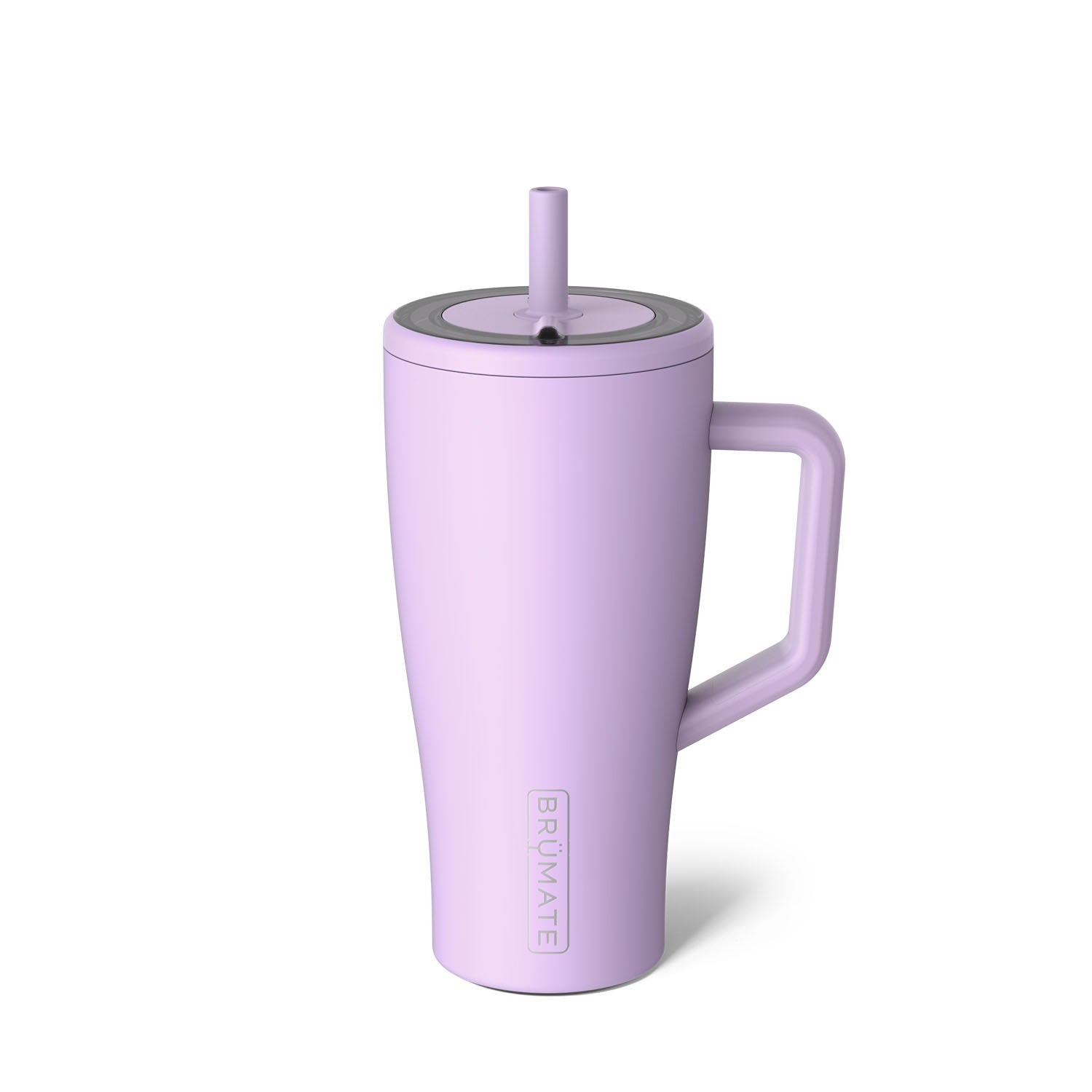 30oz Era purple tumbler with a straw
