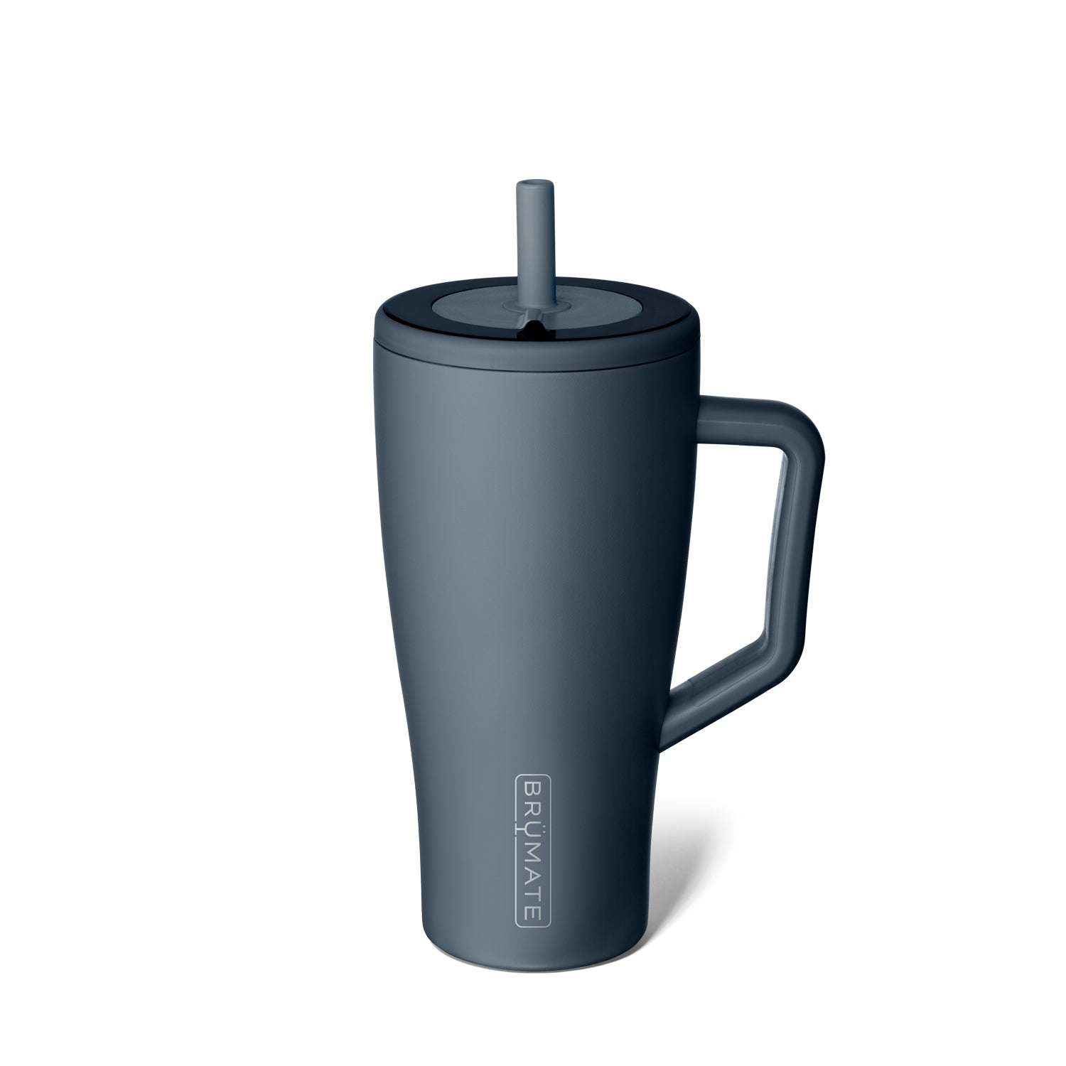 Blue 30oz Era leakproof cup with a straw