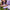 Woman in purple outfit lying on grass with a light purple Era 40oz tumbler and food items around.