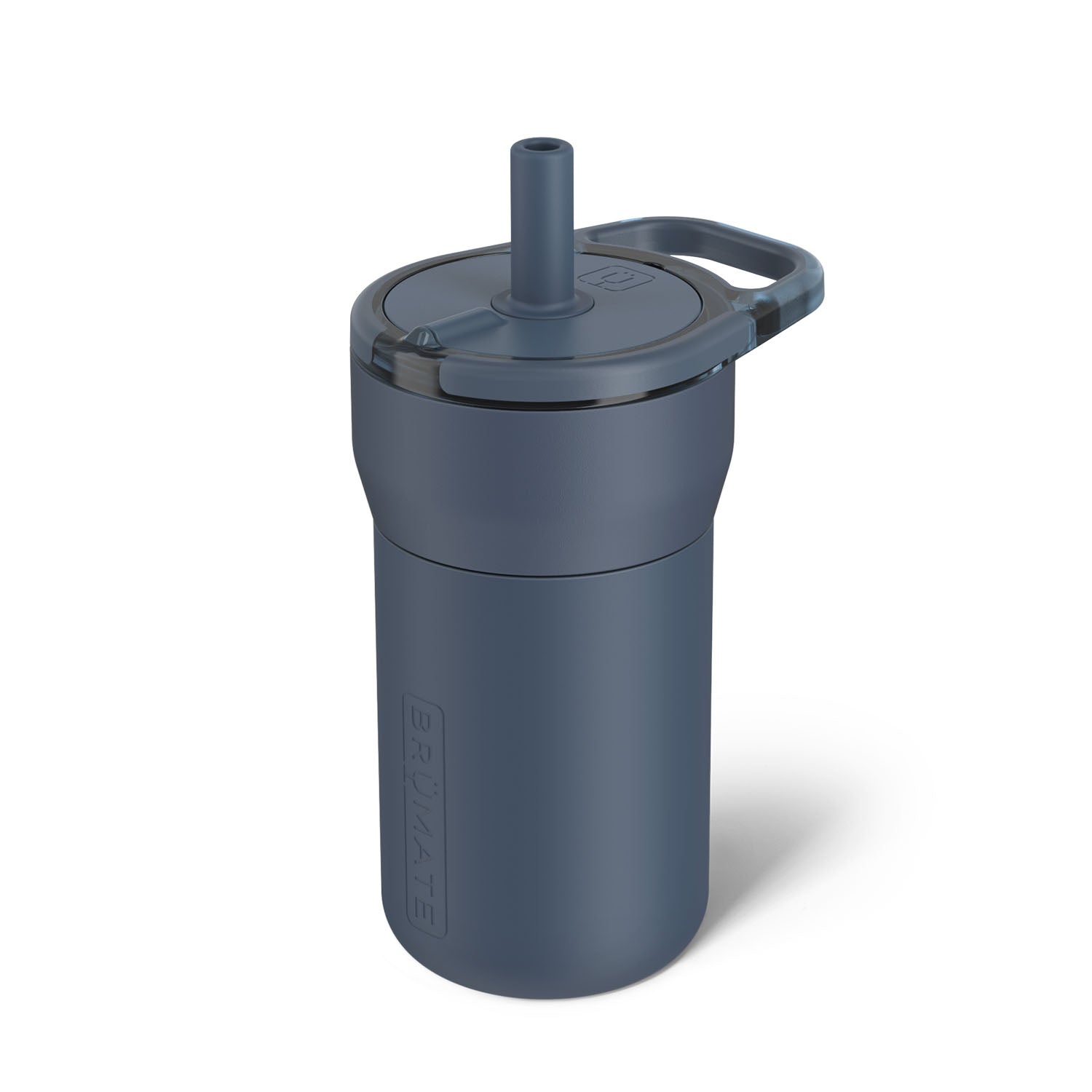 Leap kids leakproof navy blue tumbler with a straw 